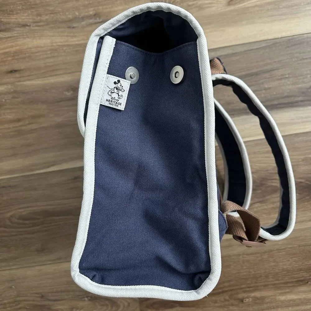 Disney Parks Heritage Forever Mickey Messenger Backpack Love Since 1928 Canvas